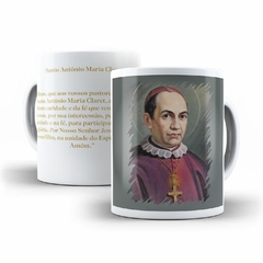 Caneca Santo Antonio Maria Claret Religioso em ceramica 325ml Orathea