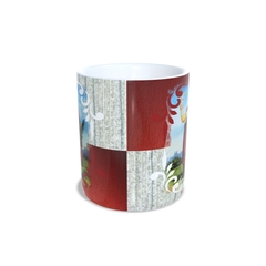 Caneca Santo Expedito Religioso AA2 em cerâmica 325ml Orathea na internet