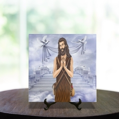 Quadro Azulejo Santo Onofre Religioso com suporte Orathea - comprar online