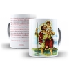 Caneca Sao Cristovao Religioso em ceramica 325ml Orathea