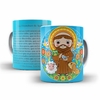 Caneca Sao Francisco de Assis Religioso AA2 em ceramica 325ml Orathea