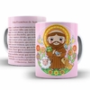 Caneca Sao Francisco de Assis Religioso AA3 em ceramica 325ml Orathea