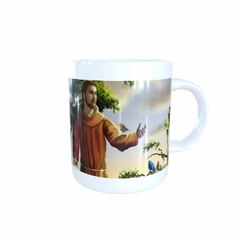 Caneca São Francisco de Assis Religioso AA5 em cerâmica 325ml Orathea - Personalize Canecas Azulejos e mais | Orathea Presentes