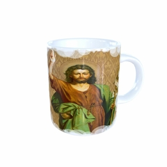 Caneca São João Batista Religioso AA2 em cerâmica 325ml Orathea - Personalize Canecas Azulejos e mais | Orathea Presentes