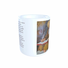 Caneca São Jeronimo Religioso em cerâmica 325ml Orathea na internet