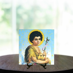 Quadro Azulejo São João Religioso com suporte Orathea - comprar online