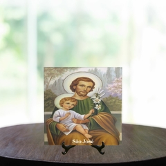 Quadro Azulejo São José Religioso com suporte Orathea - comprar online