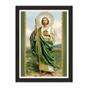 Quadro Religioso Sao Judas Tadeu 21x30cm Moldura Preta marca Orathea