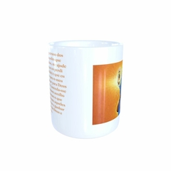 Caneca São Longuinho Religioso em cerâmica 325ml Orathea na internet