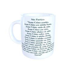 Caneca São Patrício Religioso em cerâmica 325ml Orathea - comprar online