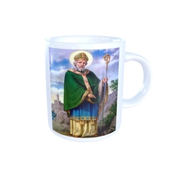 Caneca São Patrício Religioso em cerâmica 325ml Orathea - Personalize Canecas Azulejos e mais | Orathea Presentes