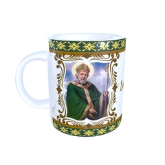 Caneca São Patrício Religioso Modelo 2 em cerâmica 325ml Orathea - comprar online