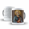 Caneca Sao Pedro Religioso em ceramica 325ml Orathea