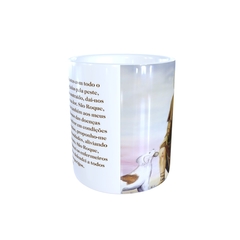 Caneca São Roque Religioso em cerâmica 325ml Orathea na internet