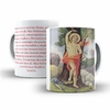 Caneca Sao Sebastiao Religioso em ceramica 325ml Orathea