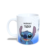 Caneca Stitch Paciência é tudo 325ml em cerâmica da Orathea - comprar online