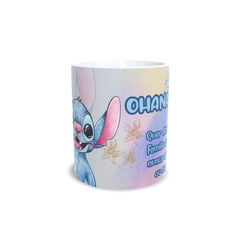 Caneca Stitch Ohana Família 325ml em cerâmica da Orathea na internet