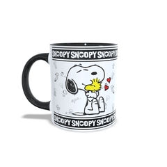 Caneca Estilo Snoopy em cerâmica colorida 325ml Orathea - comprar online