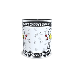 Caneca Estilo Snoopy em cerâmica colorida 325ml Orathea na internet