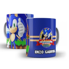 Imagem do Caneca Estilo Sonic personalizada com nome 325ml Orathea