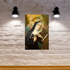 Quadro Santa Rita e Cássia em MDF 20x27cm Decorativo – Orathea - comprar online