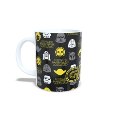 Caneca Star Wars personalizada com nome 325ml em cerâmica Orathea - Personalize Canecas Azulejos e mais | Orathea Presentes