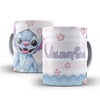 Caneca Stitch personalizada com nome 325ml em cerâmica da Orathea