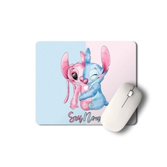 Mouse Pad Estilo Stitch e Angel Personalizado com nome tamanho 21x15cm Orathea - Personalize Canecas Azulejos e mais | Orathea Presentes