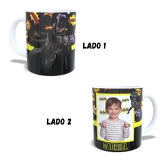 Imagem do Caneca Branca Super Heróis 325ml com nome e Foto Orathea