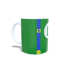 Caneca Estilo Super Mario Bros Luigi 325ml em cerâmica Orathea - comprar online