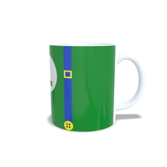 Caneca Estilo Super Mario Bros Luigi 325ml em cerâmica Orathea - Personalize Canecas Azulejos e mais | Orathea Presentes