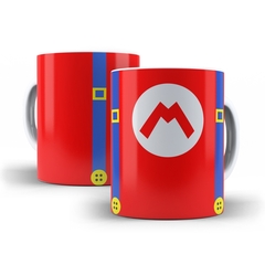 Caneca Estilo Super Mario Bros 325ml em ceramica Orathea 