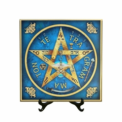 Quadro Azulejo Tetragrammaton Cabala com suporte Orathea - comprar online