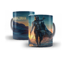 Caneca The Mandalorian em cerâmica 325ml Modelo CC