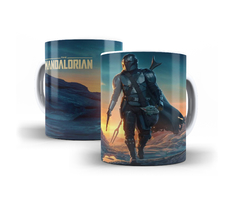 Caneca The Mandalorian em cerâmica 325ml Modelo CC