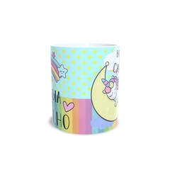 Caneca Unicórnio Bom Dia 325ml em cerâmica Orathea na internet