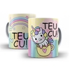 Caneca Unicornio Teu Cu 325ml em ceramica Orathea 