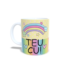 Caneca Unicórnio Teu Cu 325ml em cerâmica Orathea - comprar online