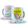 Caneca Unicornio Olha o Recalque 325ml em ceramica Orathea 