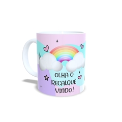 Caneca Unicórnio Olha o Recalque 325ml em cerâmica Orathea - comprar online