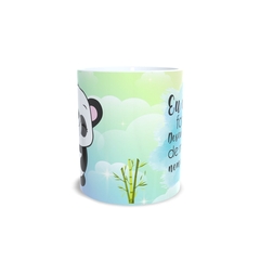 Caneca Urso Panda Eu Adoro Fofocas 325ml em cerâmica Orathea na internet