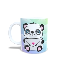 Caneca Urso Panda Sua Mensagem 325ml em cerâmica Orathea - comprar online