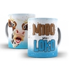 Caneca Vaquinha Migo seu Loko 325ml em ceramica Orathea 