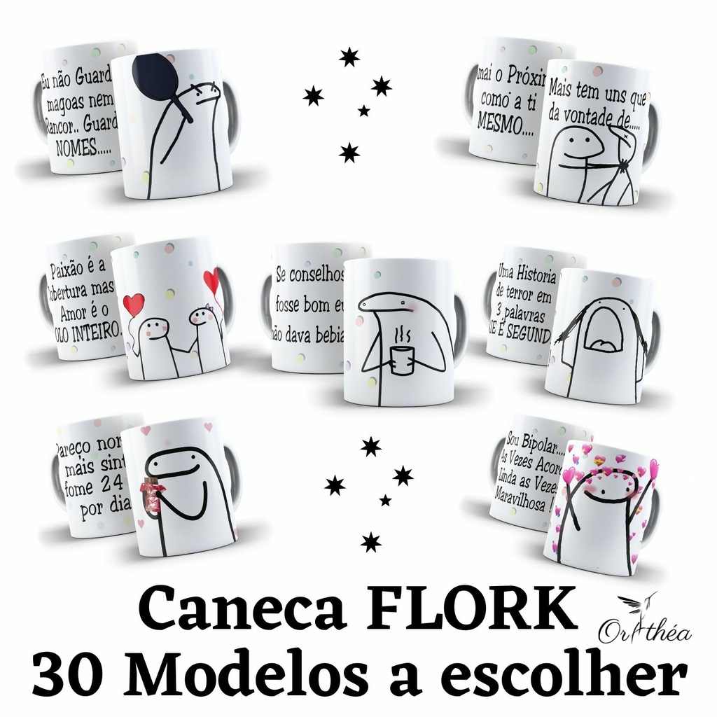 Caneca Florks Meme Sou Bipolar As Vezes Acordo Linda As Veze