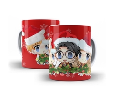 Caneca em ceramica 325ml Natal com Harry Potter Orathea