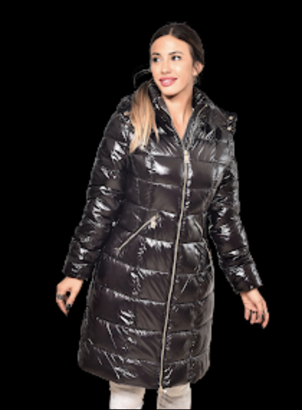 campera Puffer larga Clasic