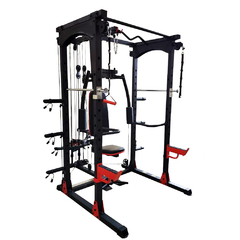 JAULA POTENCIA MULTIFUNCIONAL MOVIFIT: SENTADILLA, POLEAS, PEC DECK, MS-480