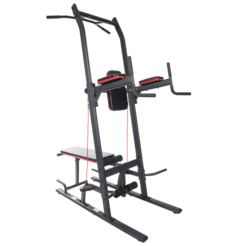 SOPORTE MOVIFIT PARA DOMINADAS, FONDOS, ABDOMEN AÉREO Y BANCO ABD MS-530 - Equipos para Gimnasio