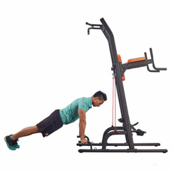 SOPORTE MOVIFIT PARA DOMINADAS, FONDOS, ABDOMEN AÉREO Y BANCO ABD MS-530 - Equipos para Gimnasio