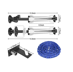 SUPORTE PARA FUNDO INFINITO FIXO PAREDE OU TRIPÉ (2 FUNDOS) - comprar online